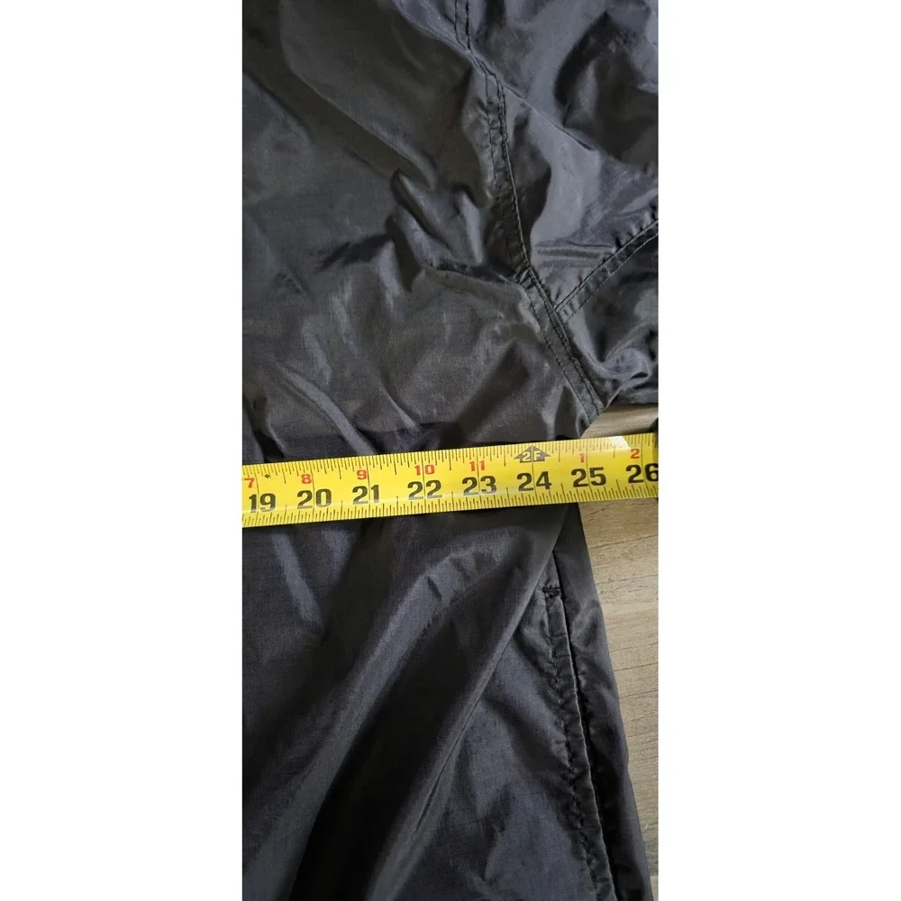 Converse Chuck Taylor All Star Vtg Black Hooded Full Zip Windbreaker Men XL